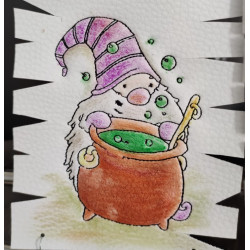 Stickdatei - Halloween Gnome 8 Zaubertrank